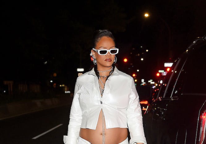 Rihanna pendant sa deuxième grossesse. © Getty Images