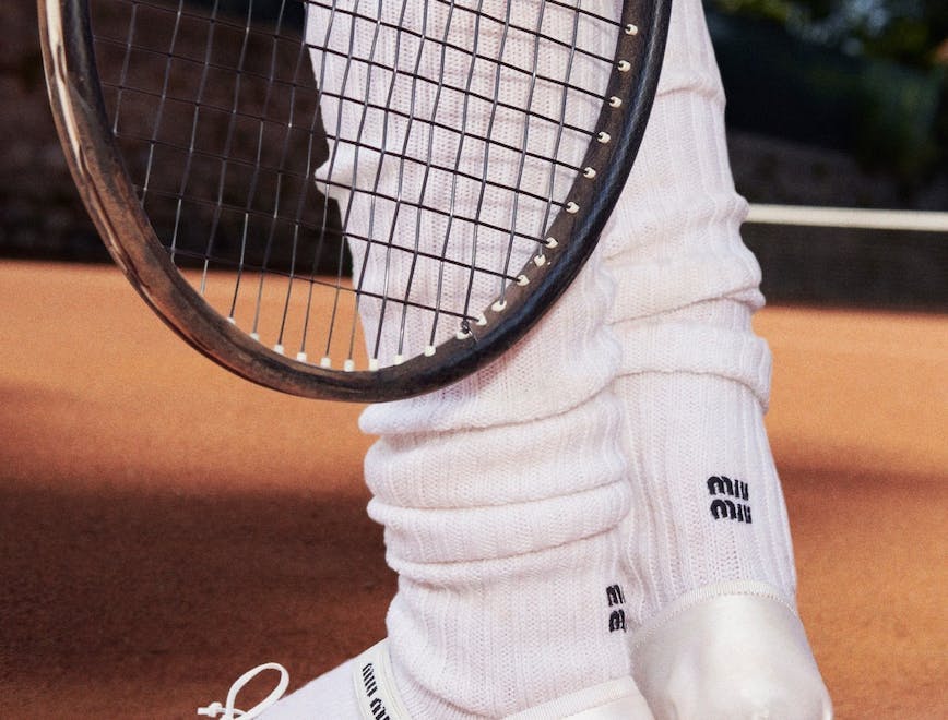 tennis racket racket tennis sport sneaker shoe footwear clothing