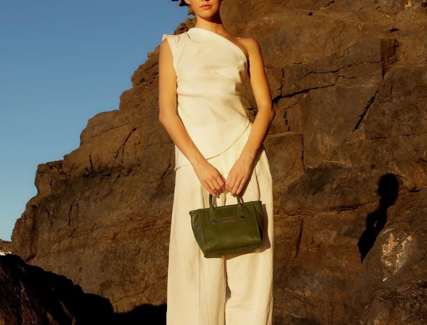 accessories bag handbag dress sleeve adult female person woman purse