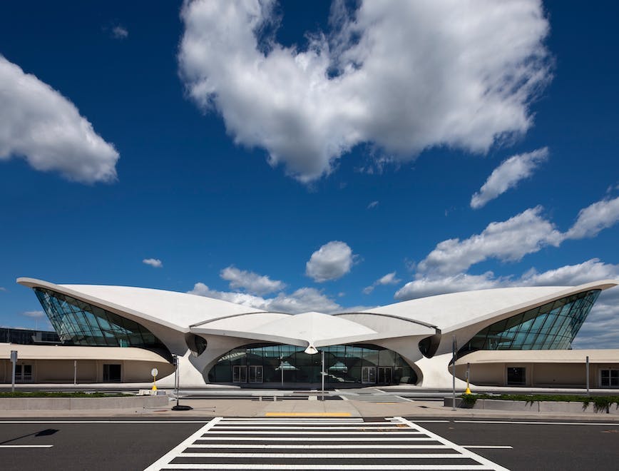 tarmac asphalt road architecture building convention center airport