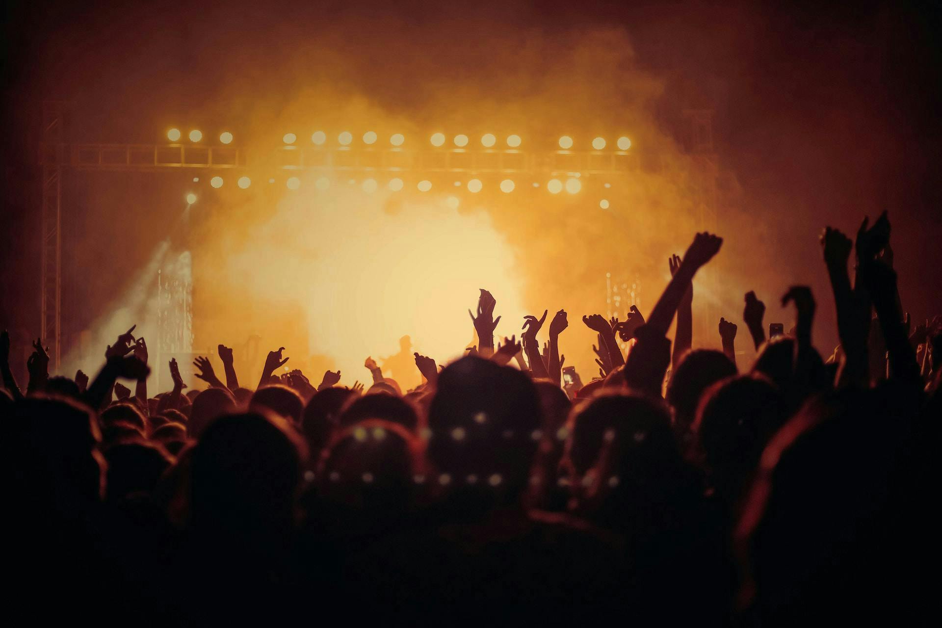 person human crowd rock concert concert