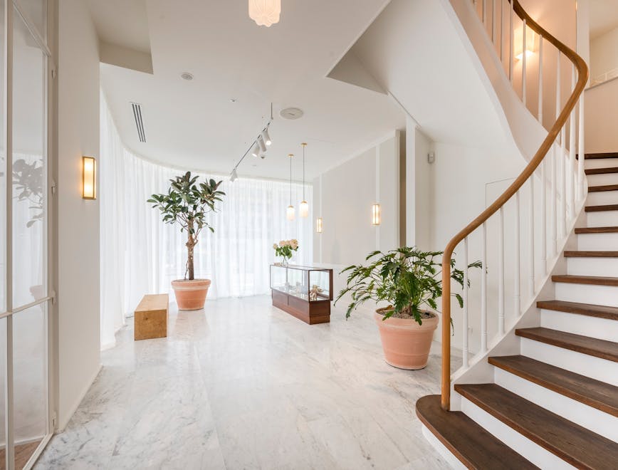 flooring floor handrail banister interior design indoors wood hardwood