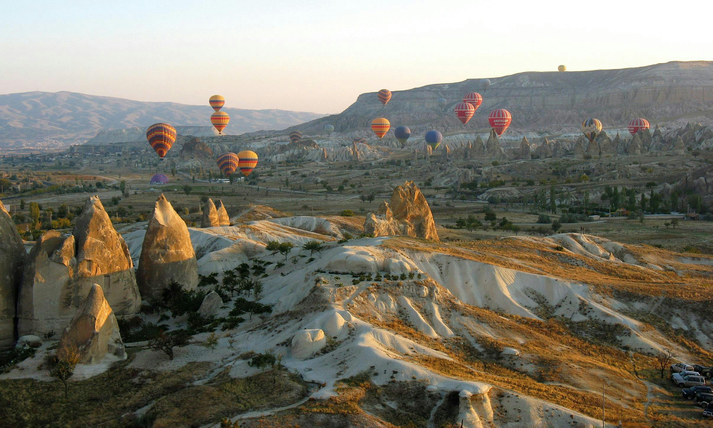 outdoors hot air balloon vehicle aircraft transportation nature landscape scenery ball wilderness