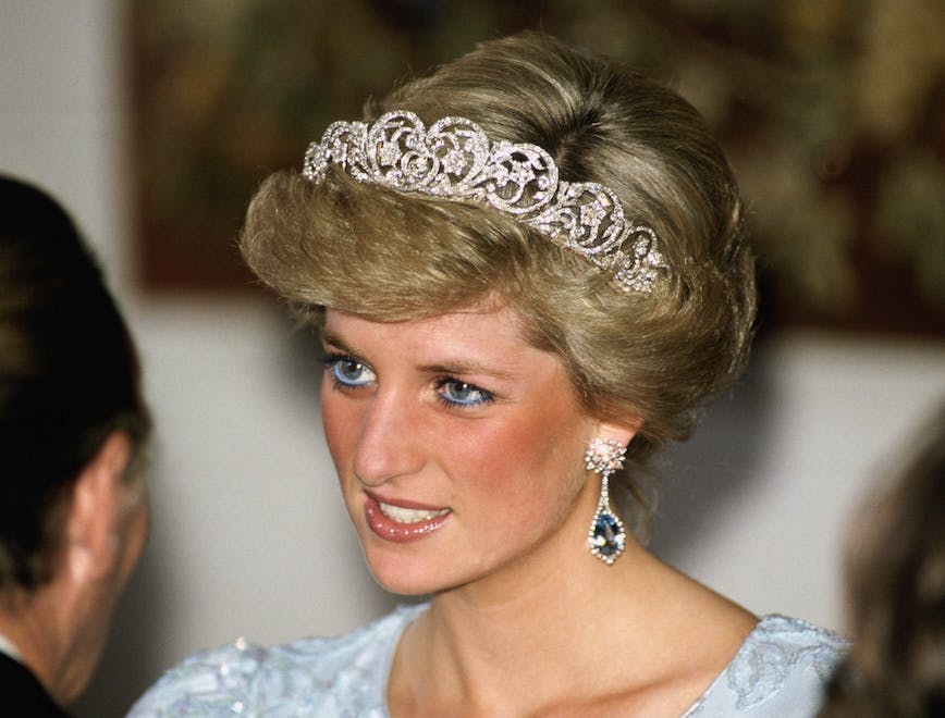 british royal family,diana princess of wales,earrings,evening fu person human accessories accessory jewelry tiara
