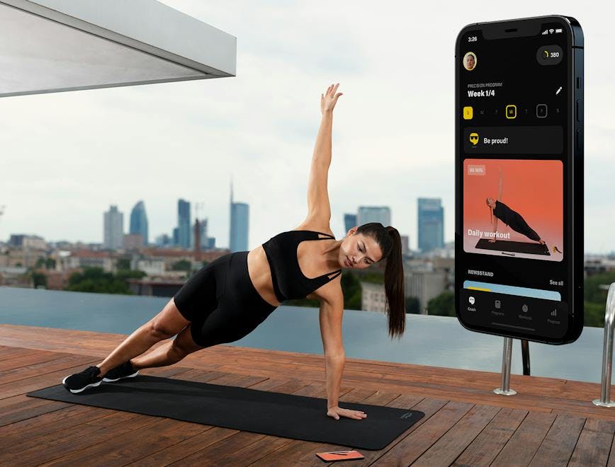 mobile phone electronics phone cell phone person human fitness working out sport exercise