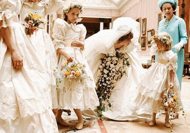 clothing apparel person robe fashion gown bride wedding wedding gown female