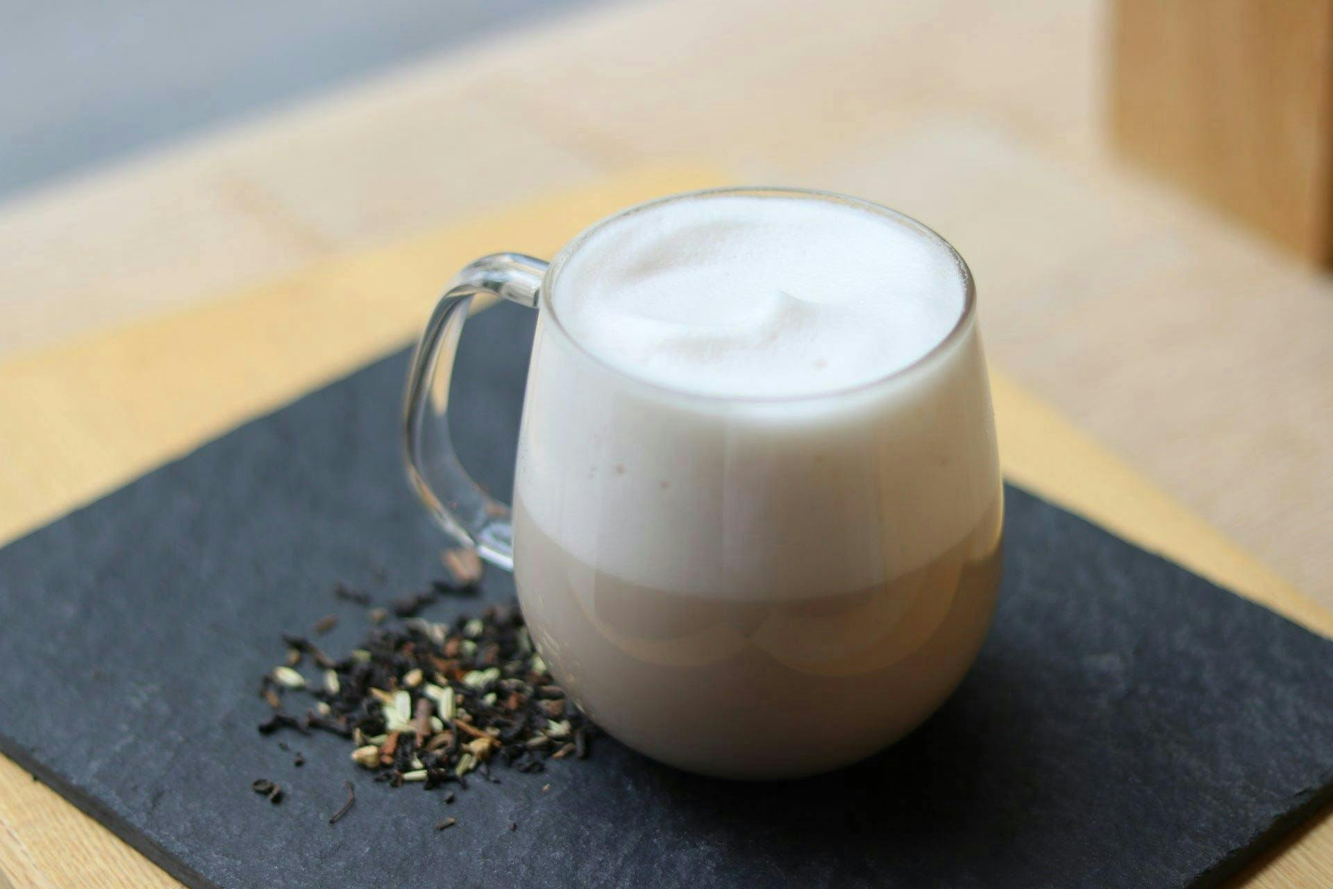 milk beverage drink coffee cup cup latte plant