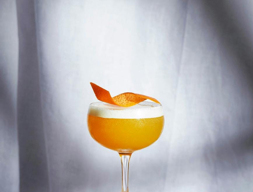 cocktail alcohol beverage drink goblet glass plant