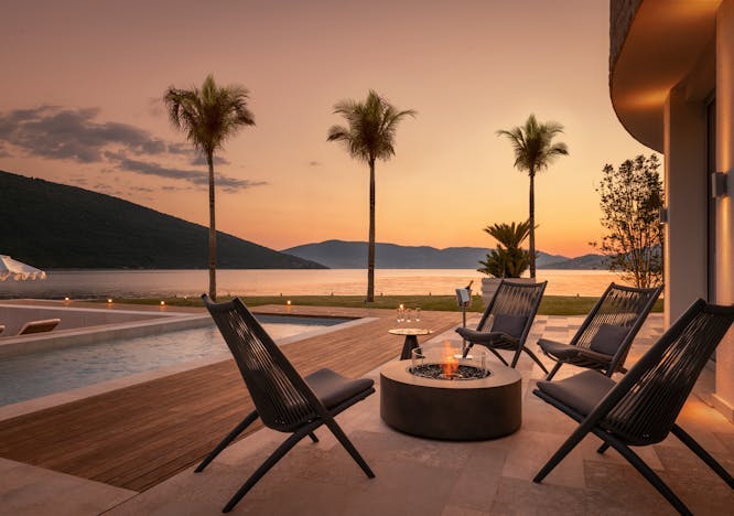 chair furniture nature outdoors scenery hotel resort summer flooring tree