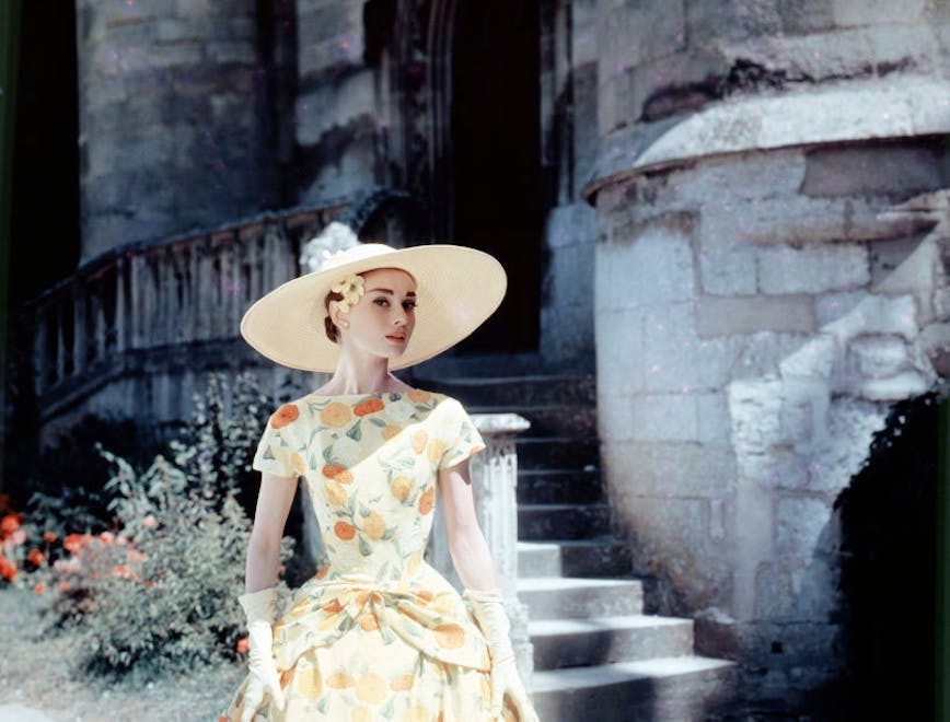Audrey Hepburn circa 1955.