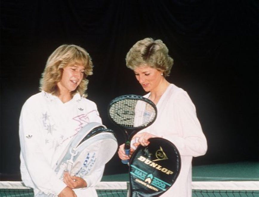 La princesse Diana au Vanderbilt Racquet Club, 1988.