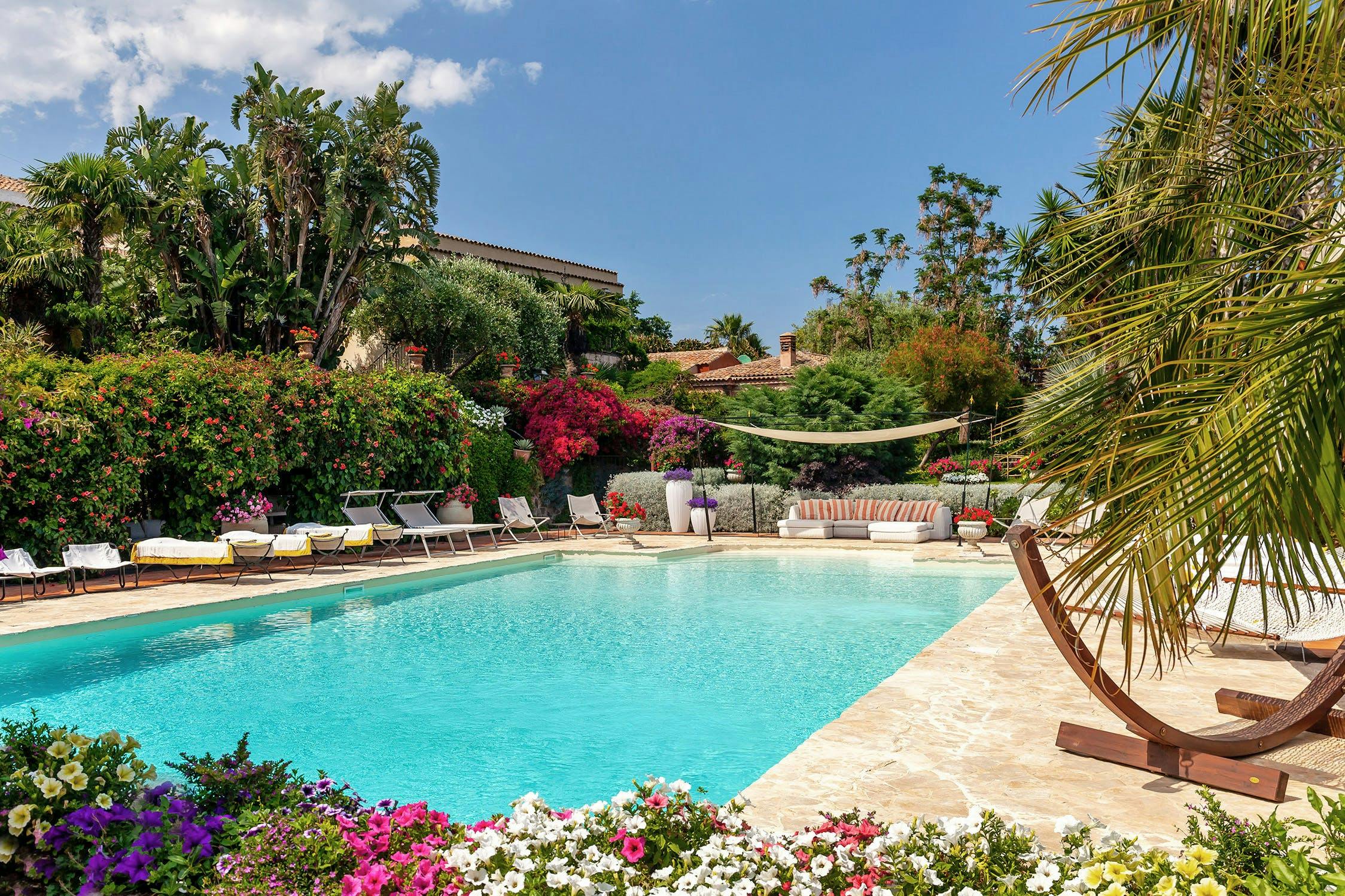 summer villa hotel resort garden nature outdoors pool chair swimming pool