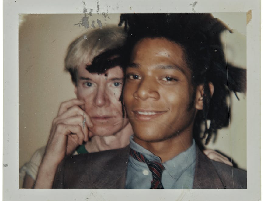 Andy Warhol, Self Portrait with Jean-Michel Basquiat, 1982. © The Andy Warhol Foundation for the Visual Arts, Inc. / Licensed by ADAGP
