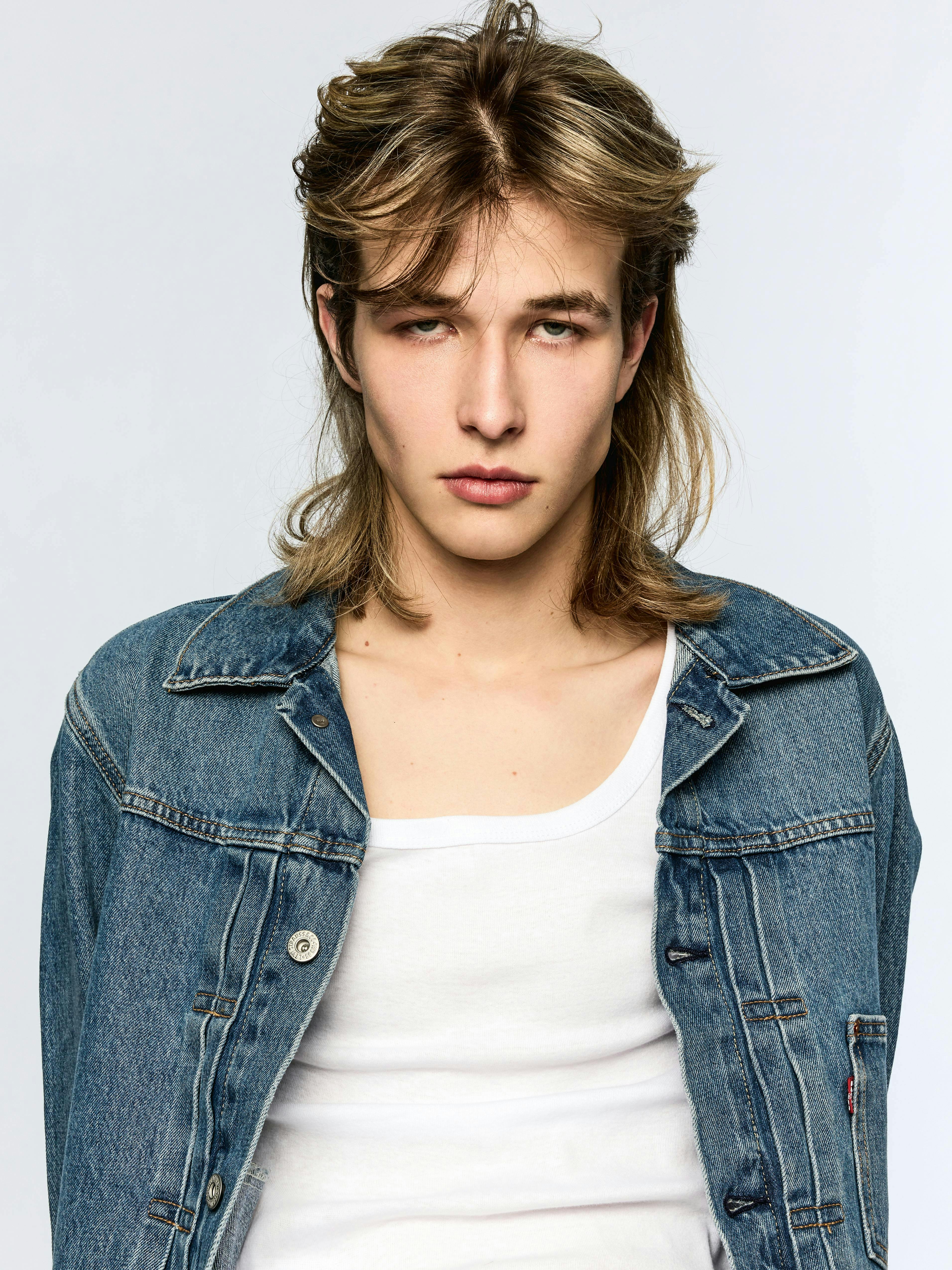clothing pants coat jacket face head person photography portrait jeans