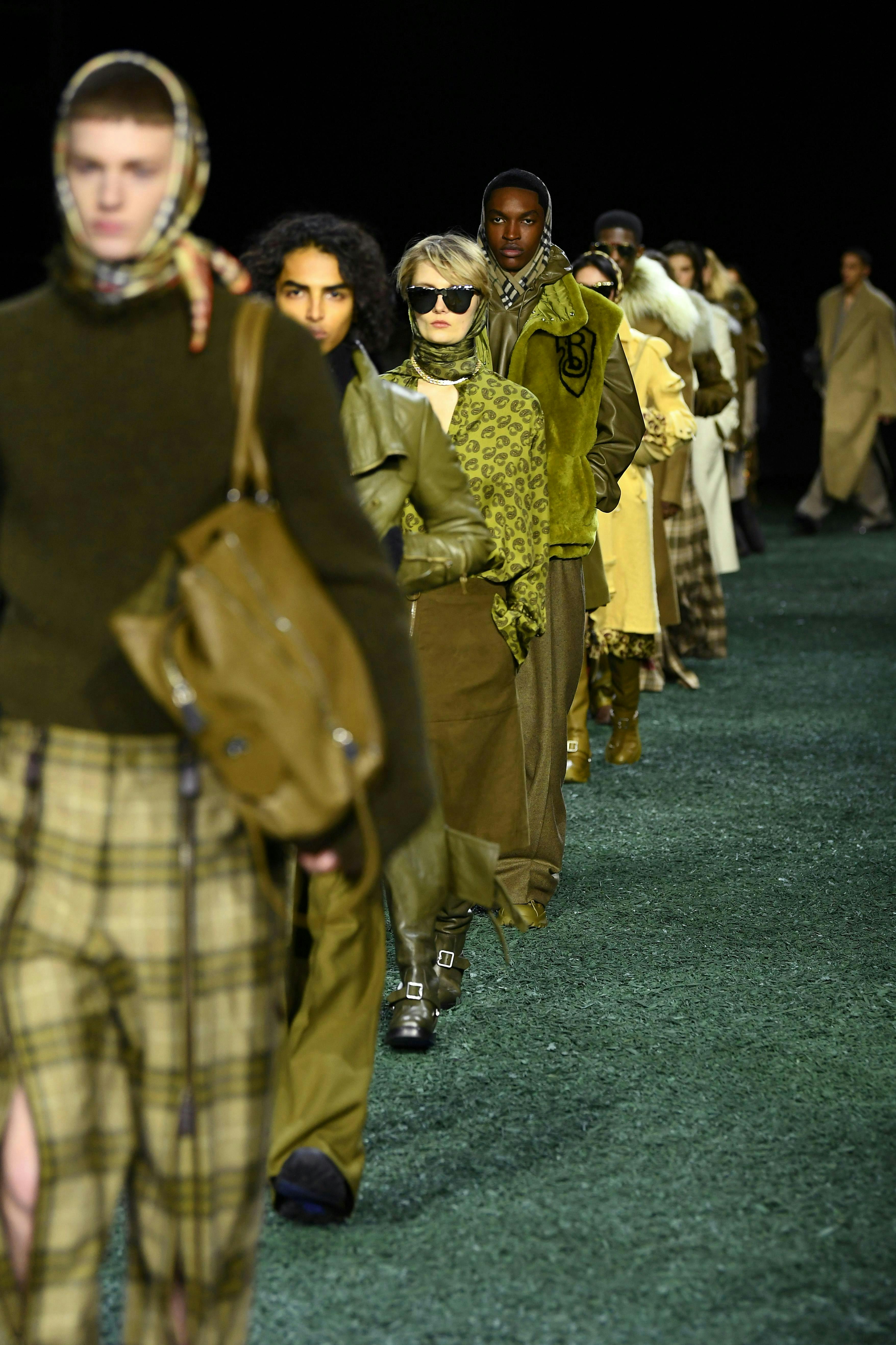 Burberry automne-hiver 2024. © Getty Images