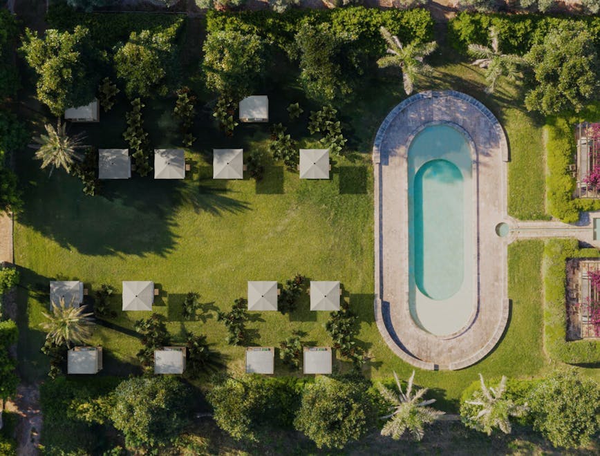 pool water swimming pool outdoors aerial view
