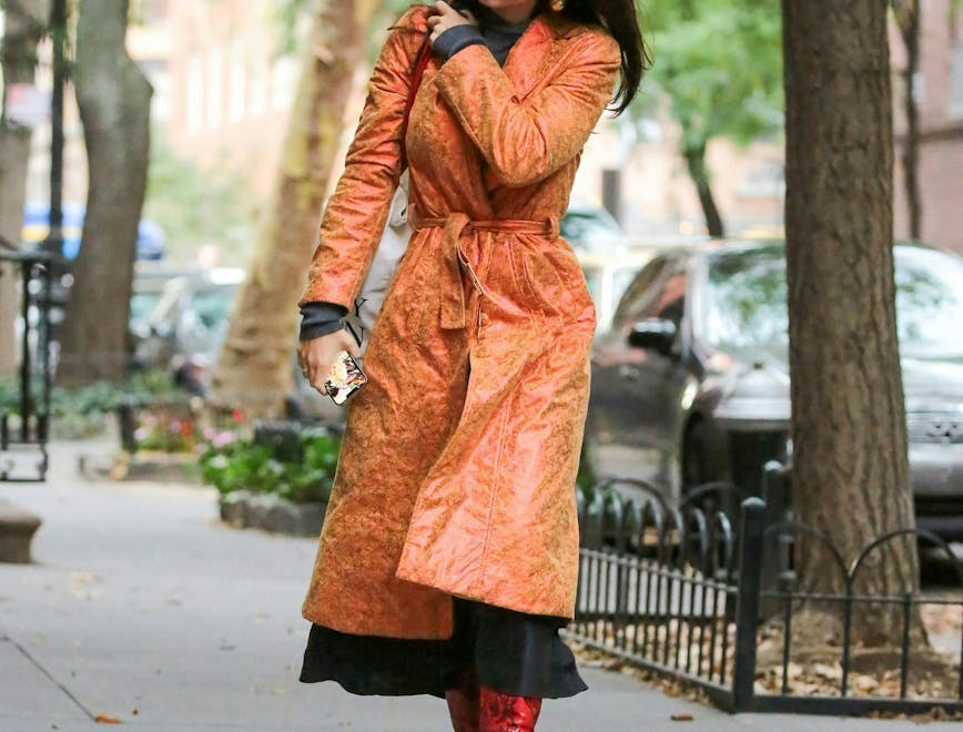 clothing coat raincoat person